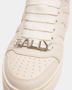 Raise Sneaker Aus Weißem Leder