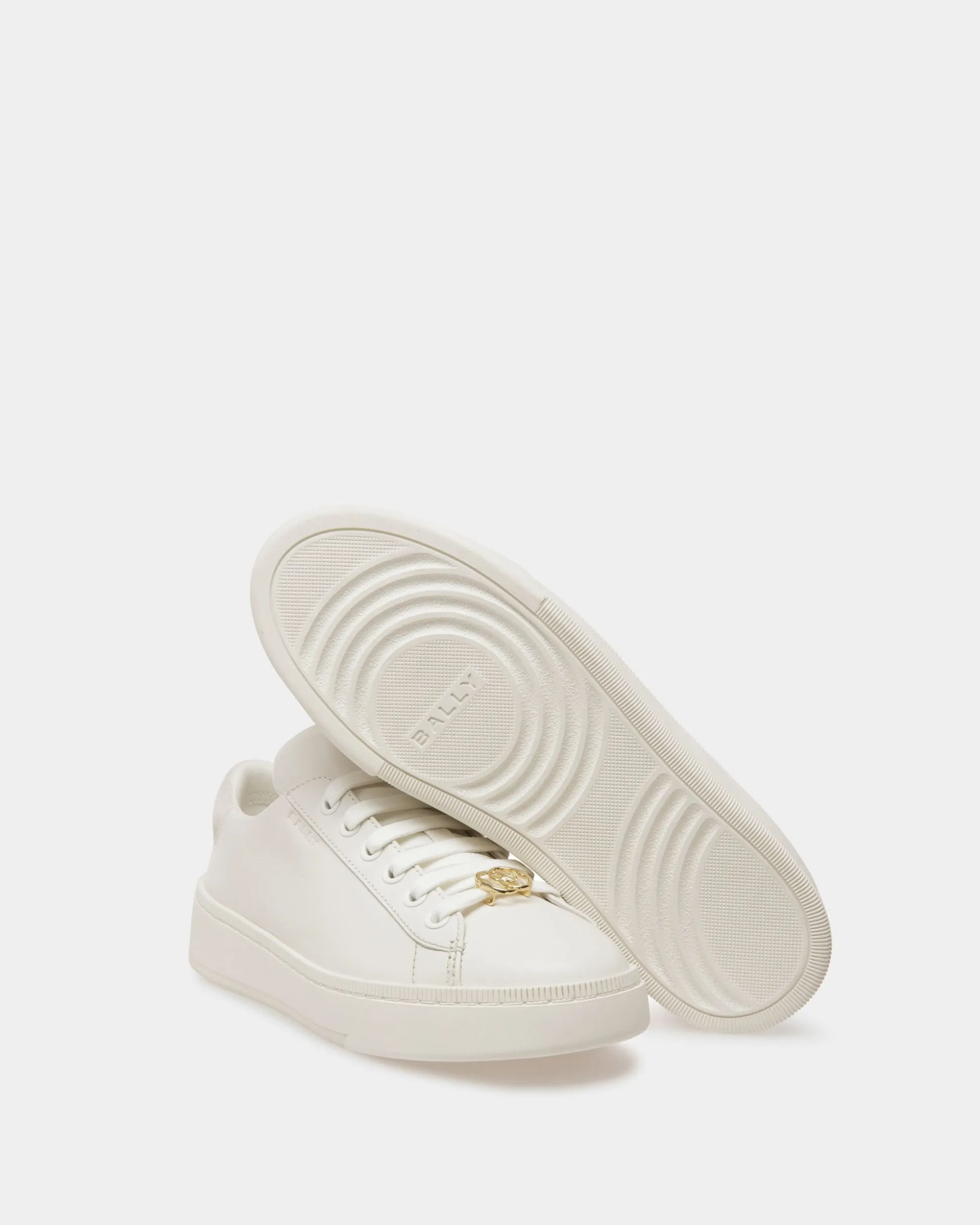Raise Sneaker Aus weißem Leder