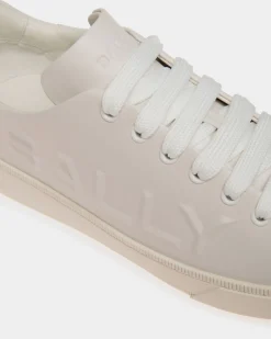 Raise Sneaker Aus Weißem Leder