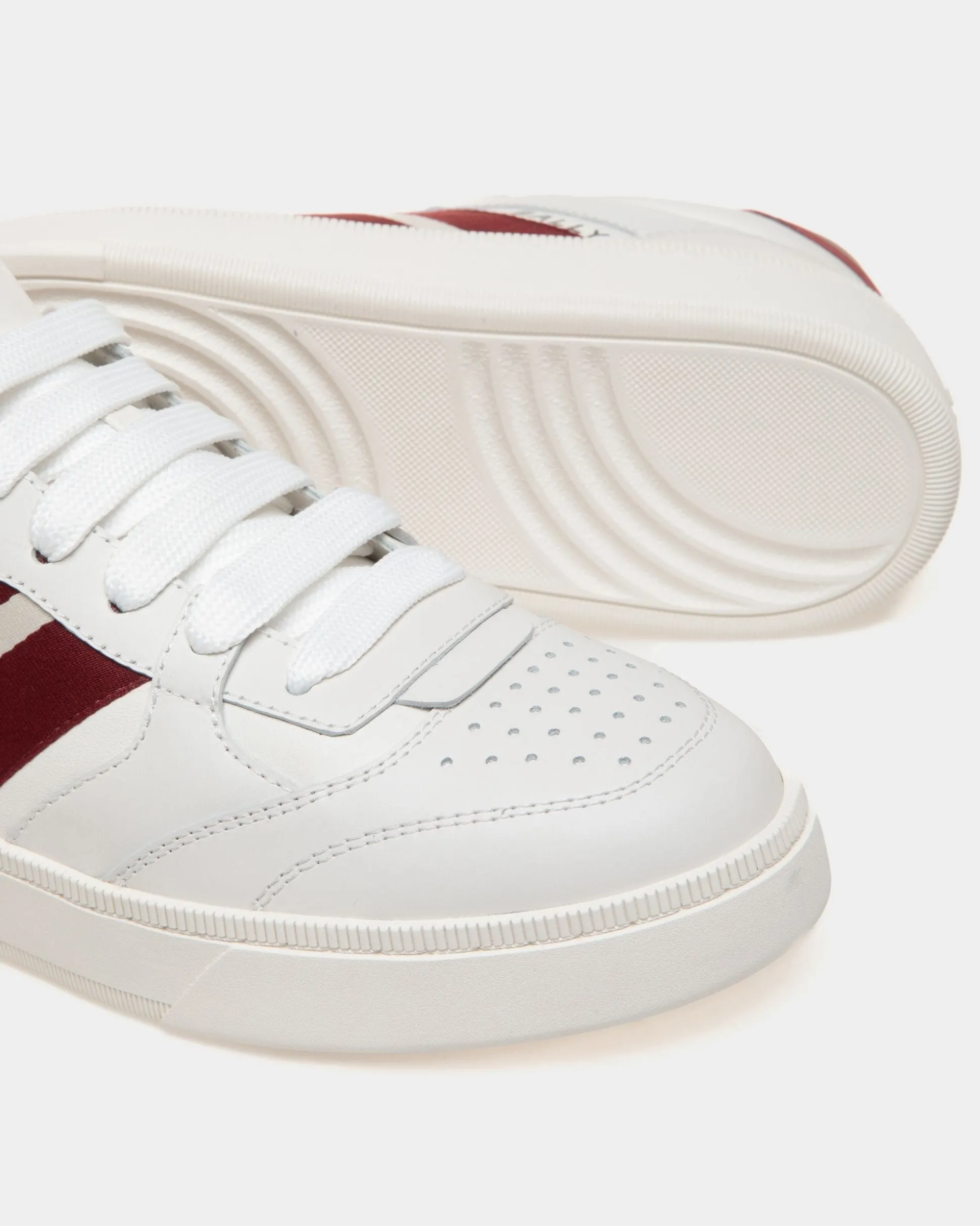 Raise Sneaker Aus Weißem Leder
