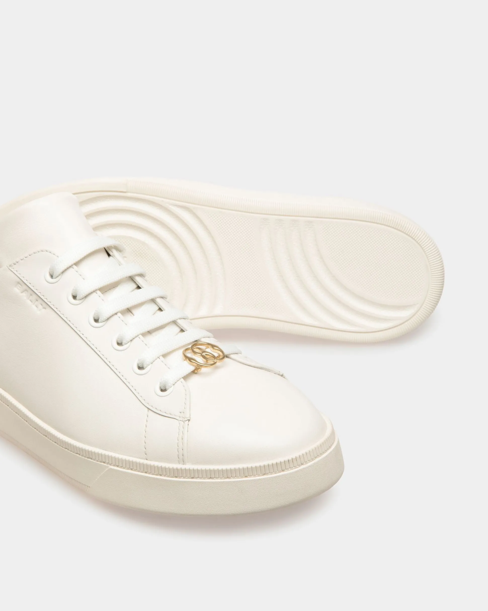 Raise Sneaker Aus weißem Leder
