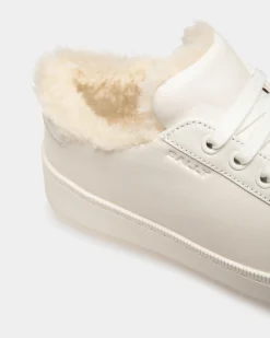 Raise Sneaker Aus Weißem Leder