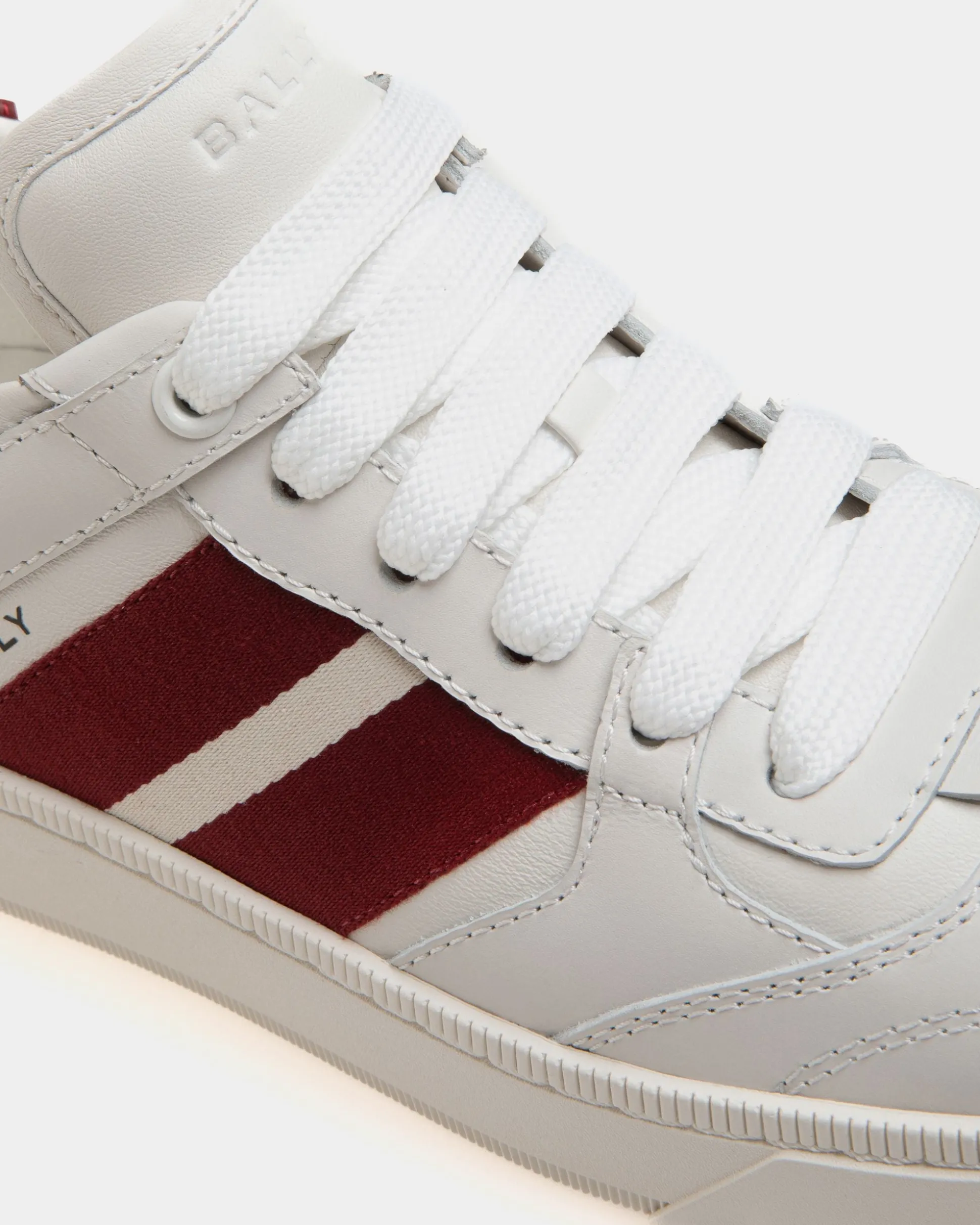 Raise Sneaker Aus Weißem Leder