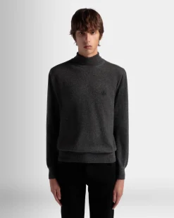 Rollkragenpullover Aus Kaschmir In Dunkelgrau Aus Der Adrien Brody Travel-Kollektion