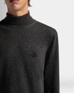 Rollkragenpullover Aus Kaschmir In Dunkelgrau Aus Der Adrien Brody Travel-Kollektion