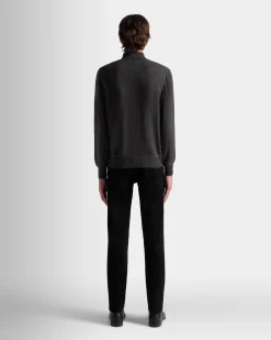 Rollkragenpullover Aus Kaschmir In Dunkelgrau Aus Der Adrien Brody Travel-Kollektion