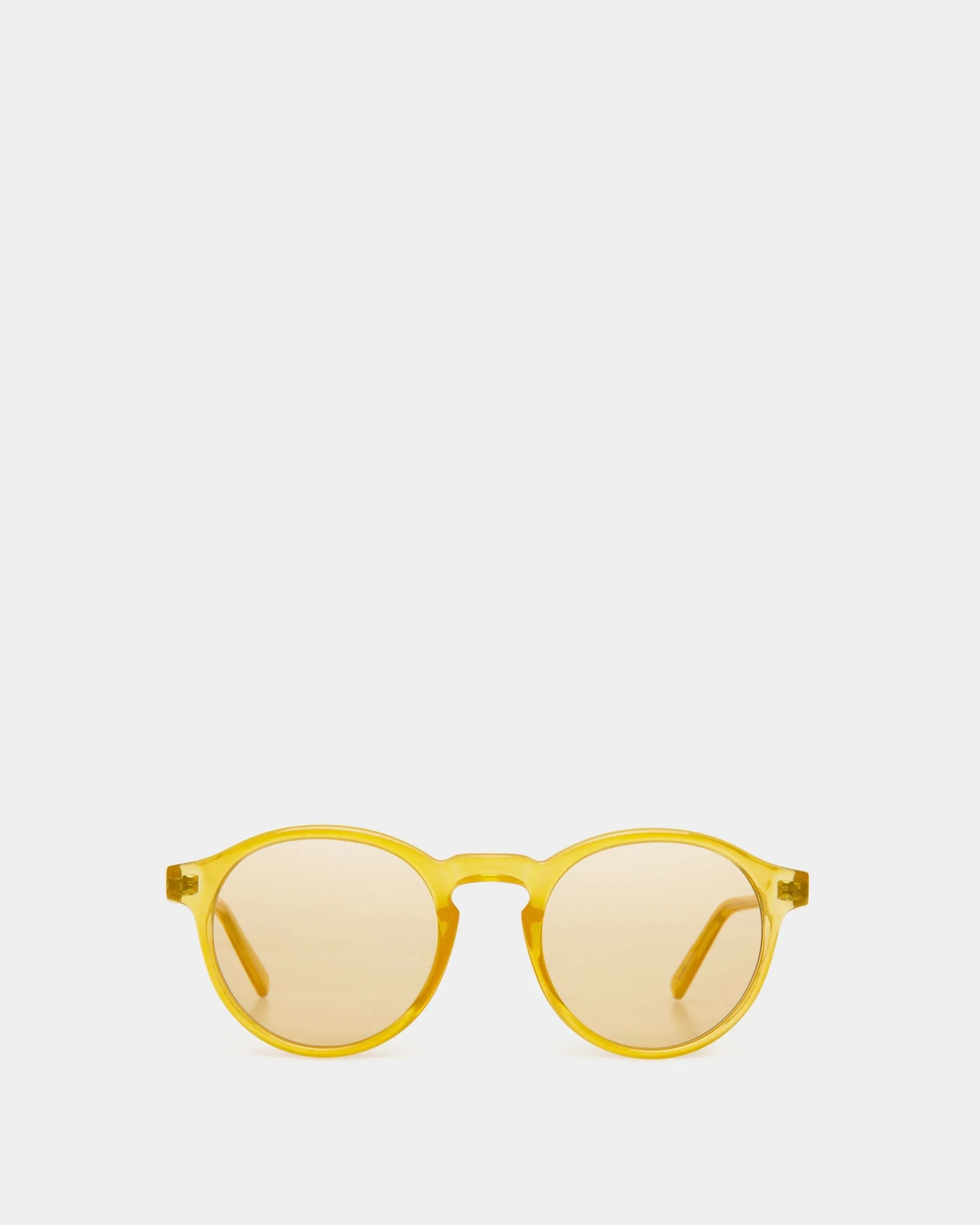 Runde Sonnenbrille In Honig