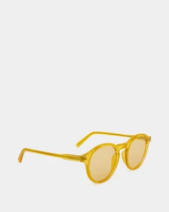 Runde Sonnenbrille In Honig