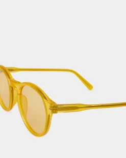 Runde Sonnenbrille In Honig