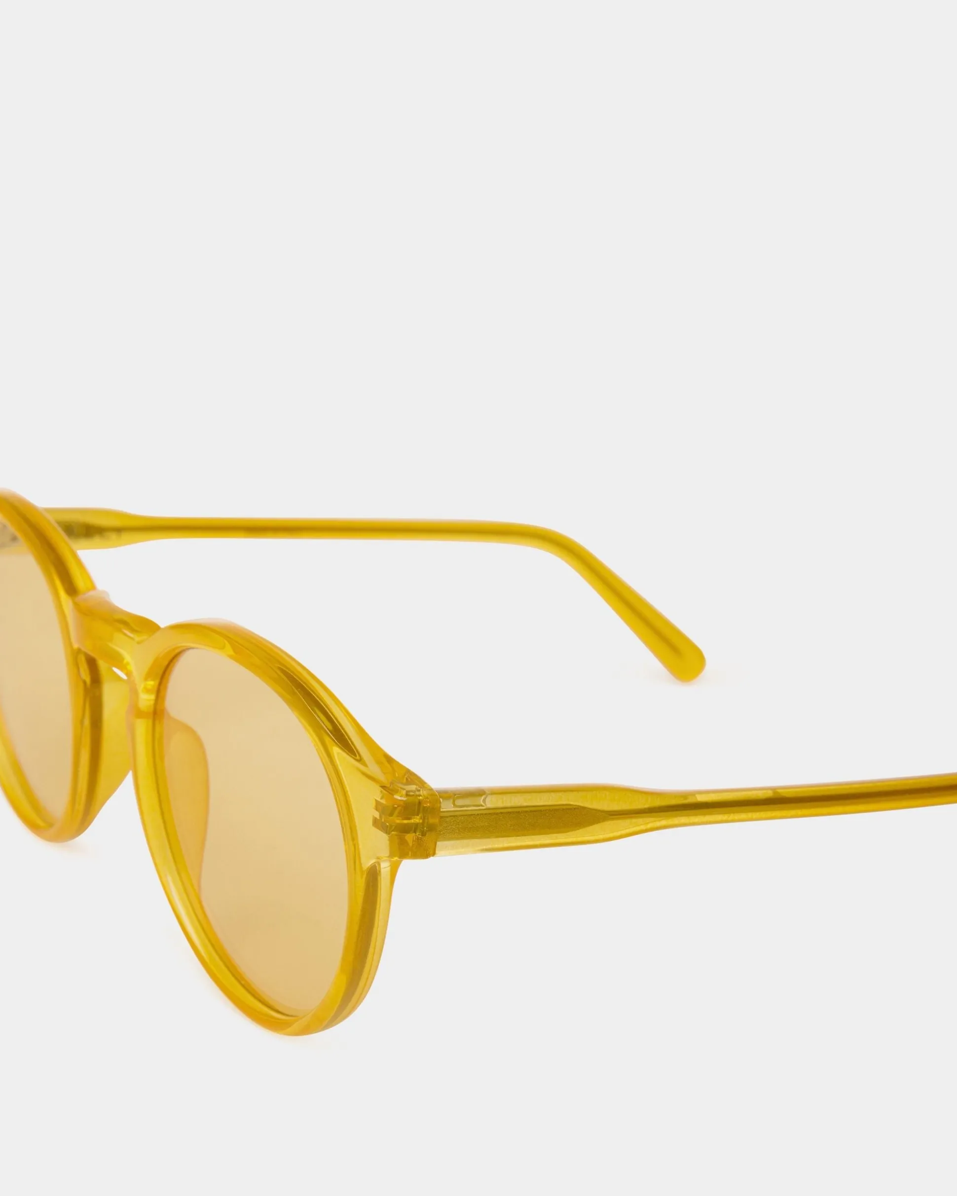 Runde Sonnenbrille In Honig