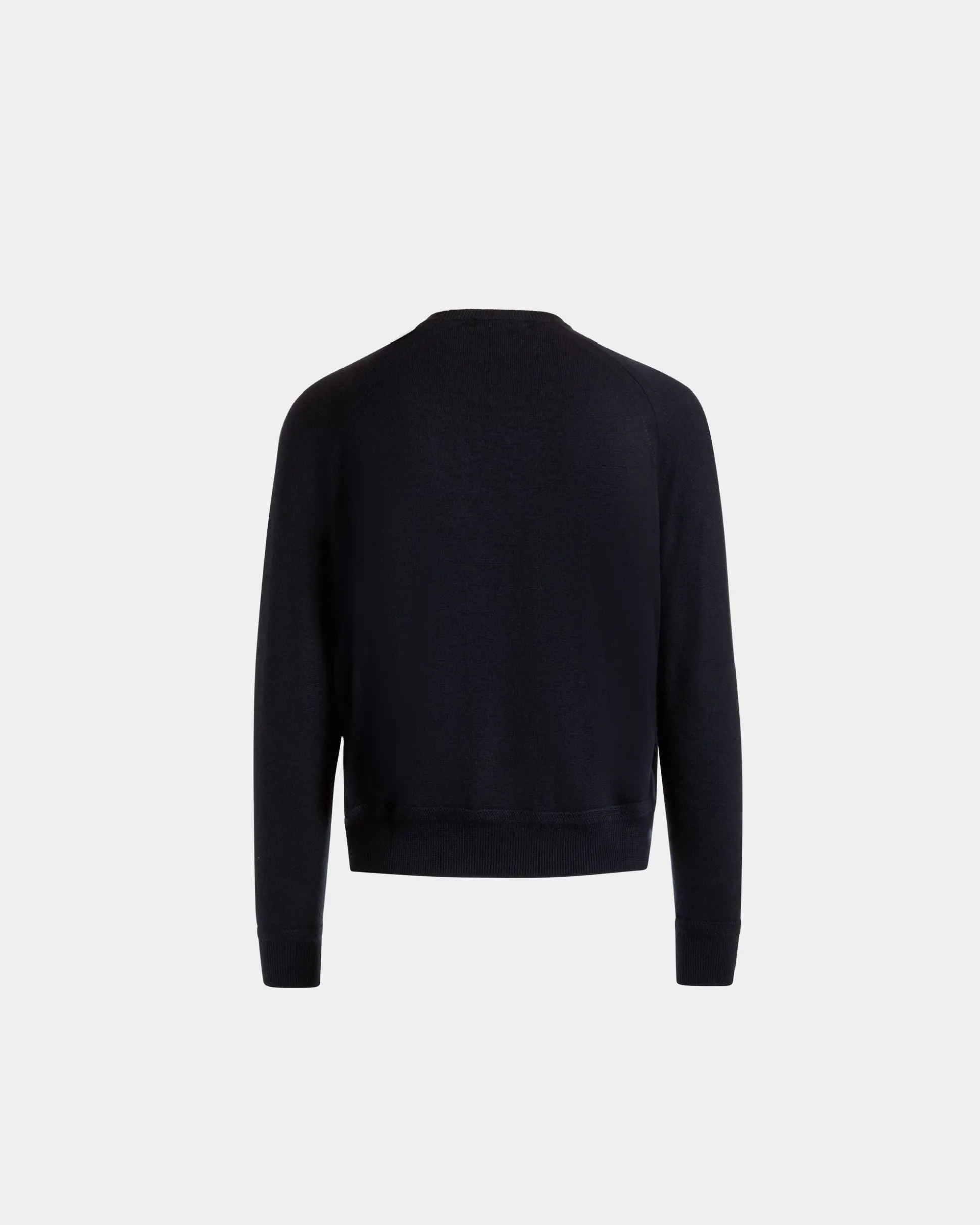 Rundhalspullover Aus Kaschmir Und Seide In Navy Blue