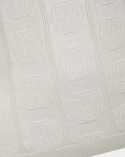 Rundhals-Top Aus Seidenmischung In Beige