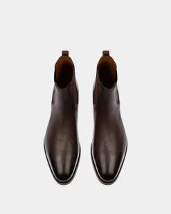 Scavone Herrenstiefel Aus Leder In Braun
