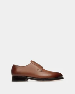 Schoenen Derby-Schuh Aus Geprägtem Leder