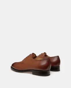 Schoenen Derby-Schuh Aus Geprägtem Leder