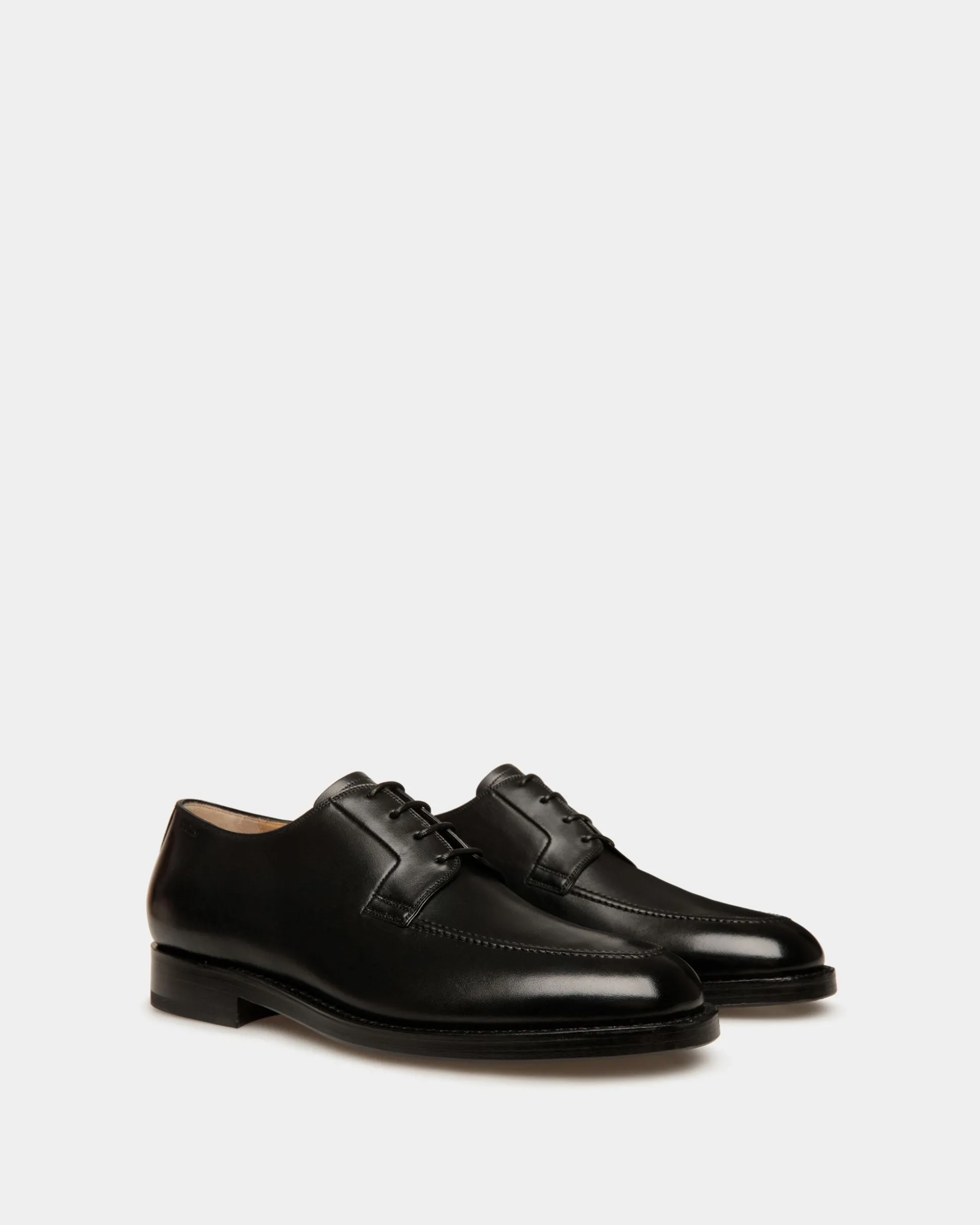 Schoenen Derby-Schuh Aus Leder In Schwarz
