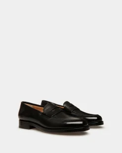 Schoenen Loafer Aus Leder In Schwarz