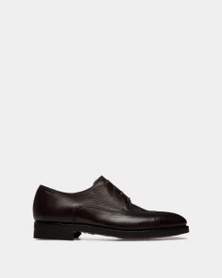 Scribe Un Derby-Schuh Aus Hirschleder In Ebenholzschwarz