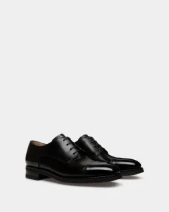 Scribe Un Derby-Schuh Aus Leder In Schwarz