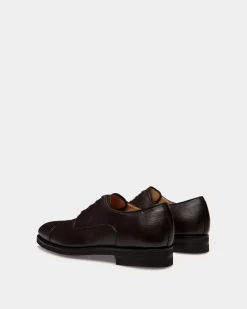 Scribe Un Derby-Schuh Aus Hirschleder In Ebenholzschwarz