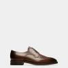 Scrivani Derbyschuhe Aus Braunem Leder