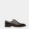 Scrivani Derbyschuhe Aus Schwarzem Leder