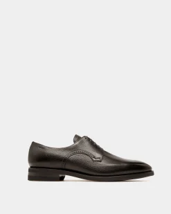 Scrivani Derbyschuhe Aus Schwarzem Leder