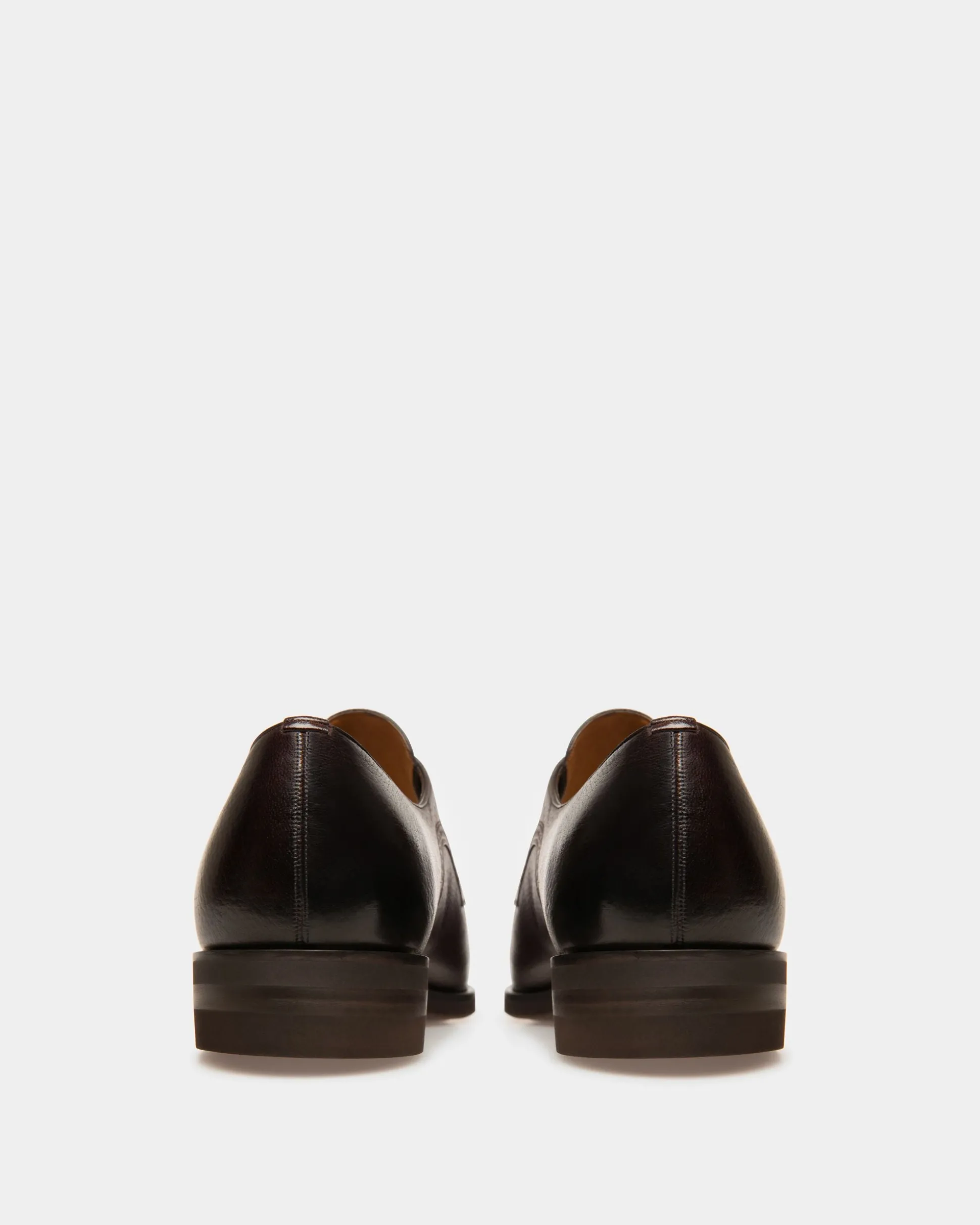 Scrivani Herrenschuh Aus Leder In Kaffeebraun