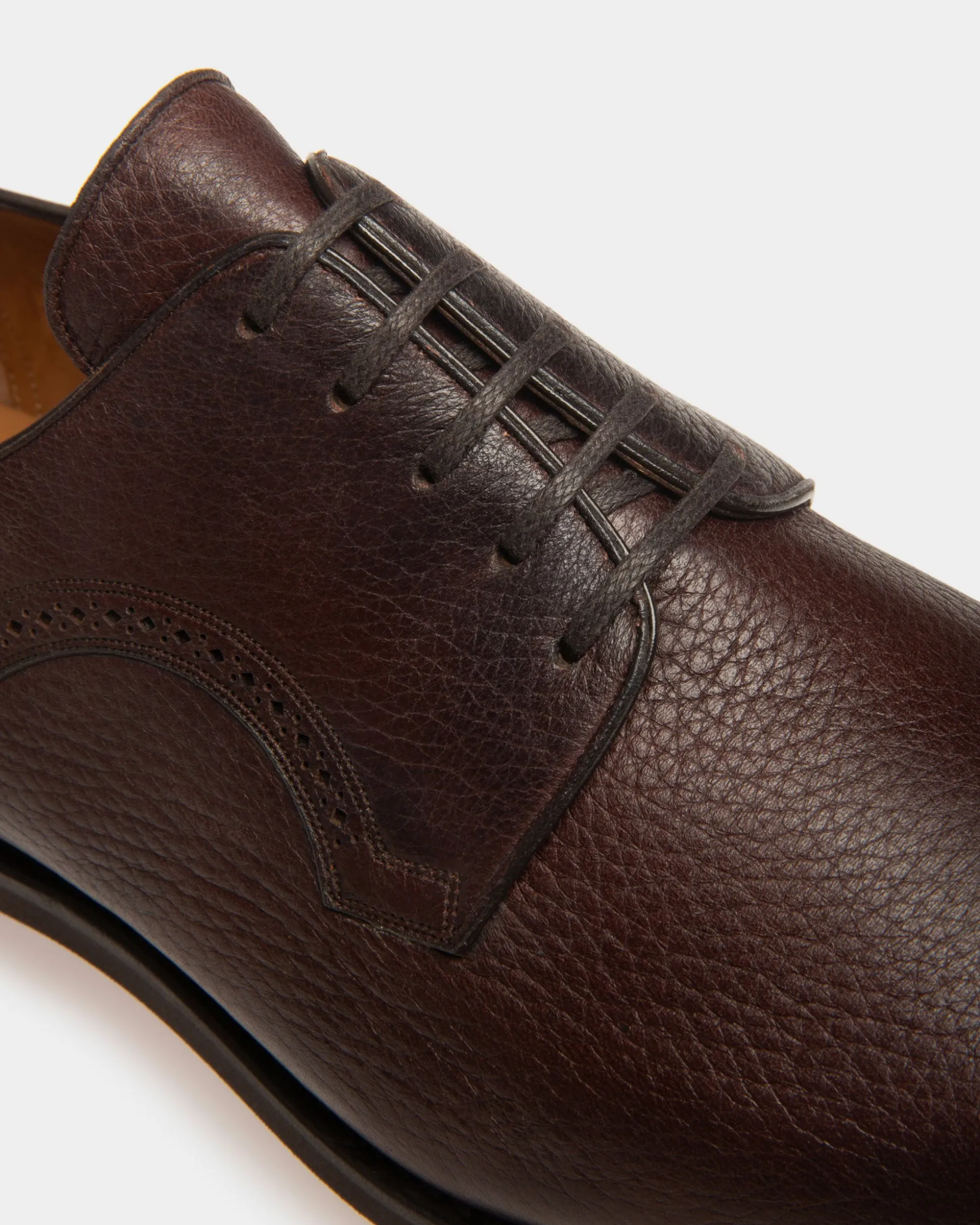 Scrivani Herrenschuh Aus Leder In Kaffeebraun