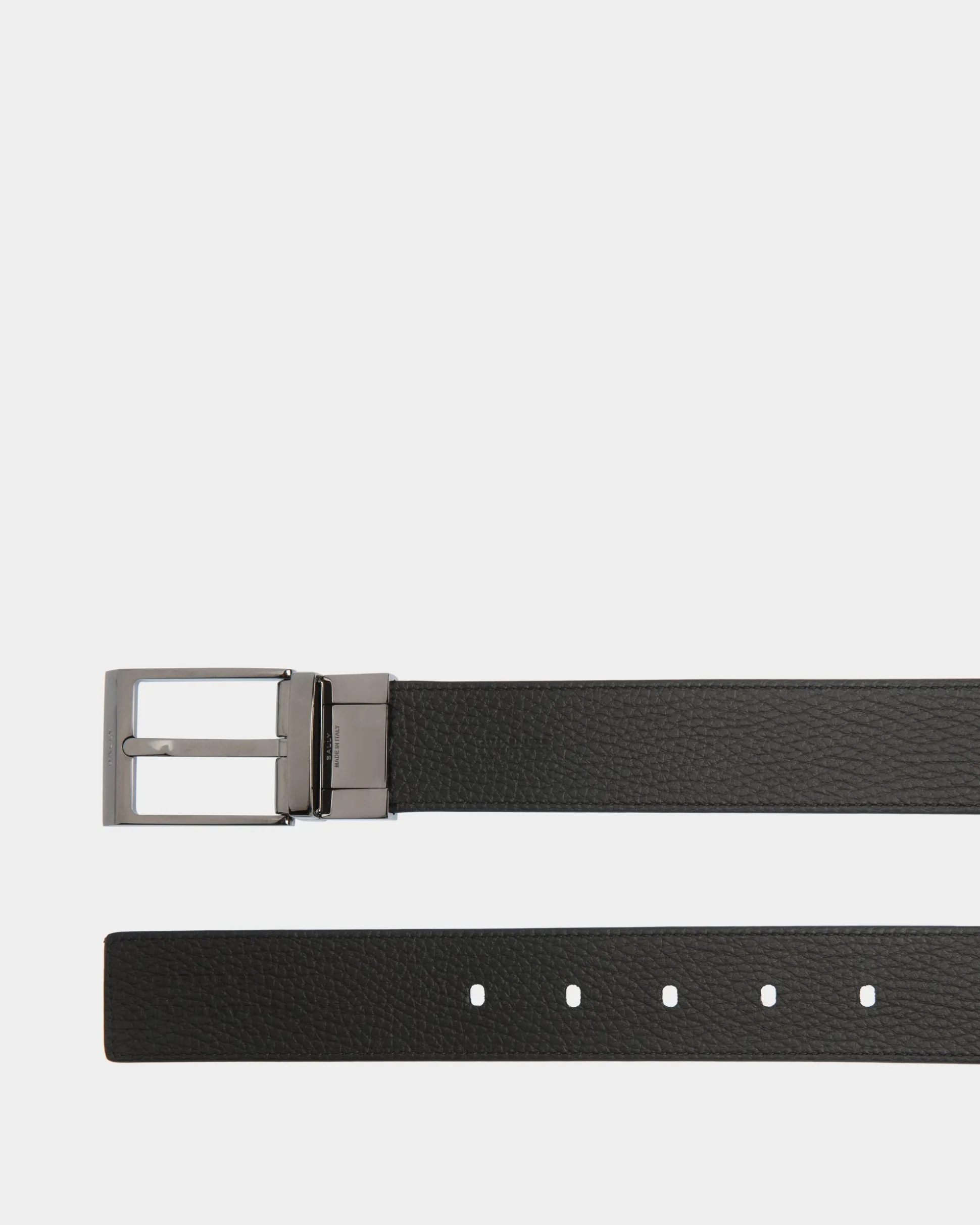 Shiffie 35 mm Verstellbarer Wendegürtel Aus Leder In Braun Und Schwarz