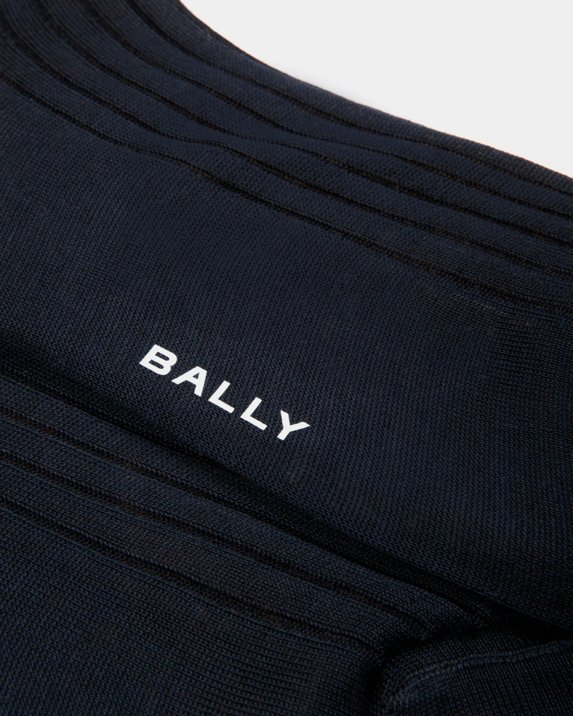 Socken Aus Baumwolle In Navy Blue