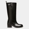 Stiefel Peggy Aus Leder In Schwarz