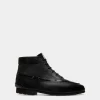 Stiefelette Plume Aus Leder In Schwarz