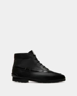 Stiefelette Plume Aus Leder In Schwarz