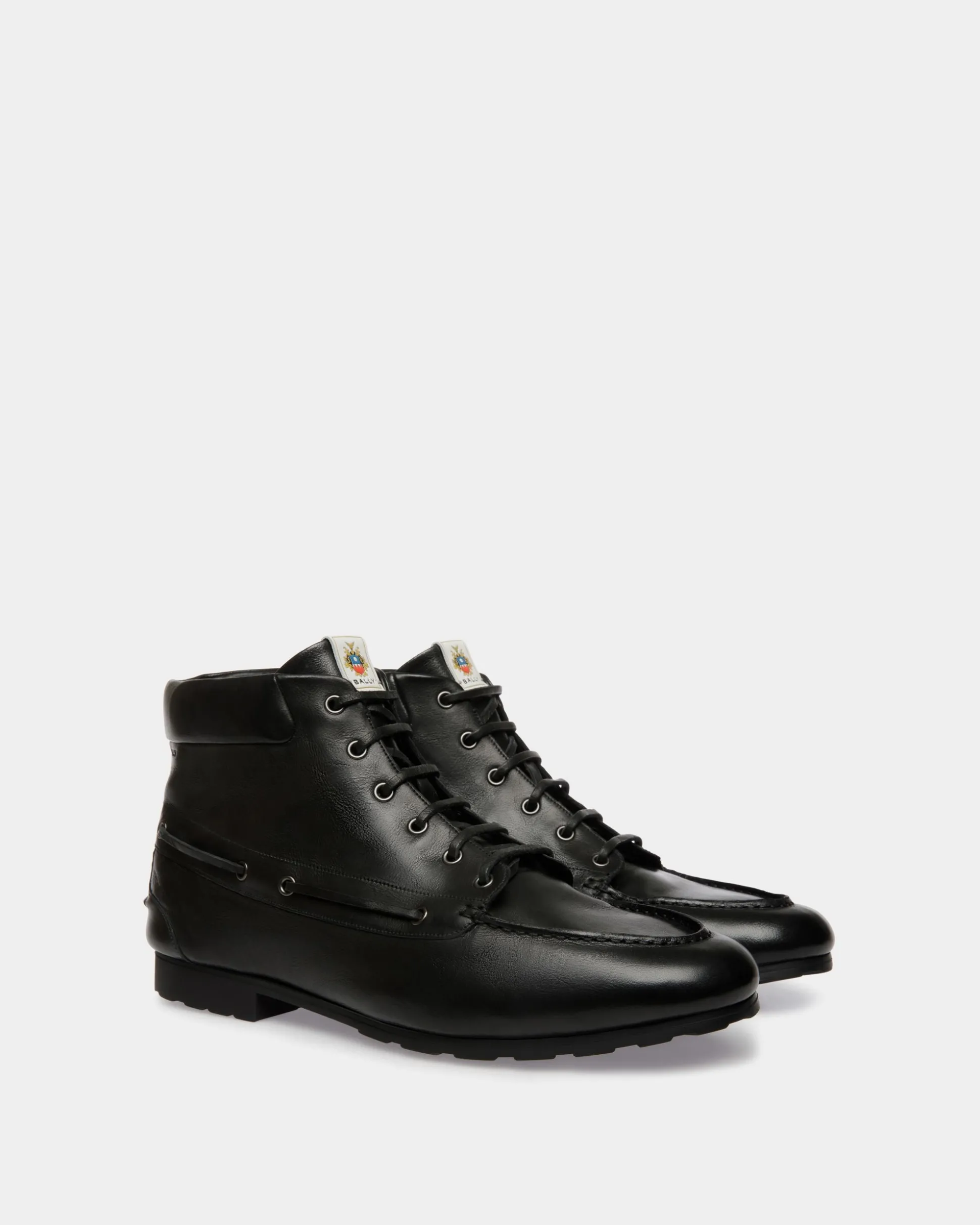 Stiefelette Plume Aus Leder In Schwarz