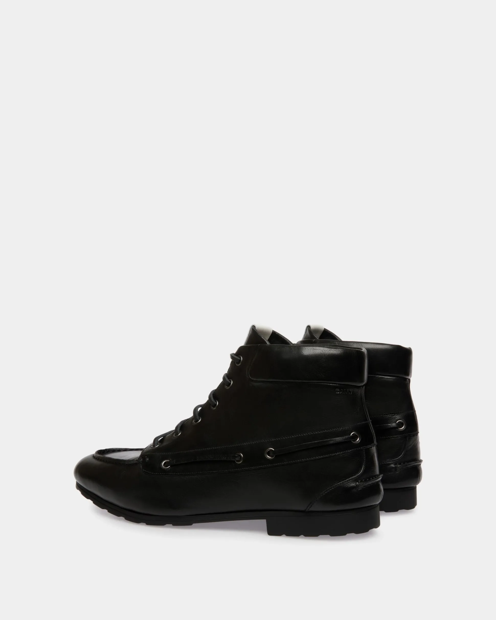 Stiefelette Plume Aus Leder In Schwarz