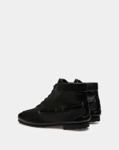 Stiefelette Plume Aus Leder In Schwarz