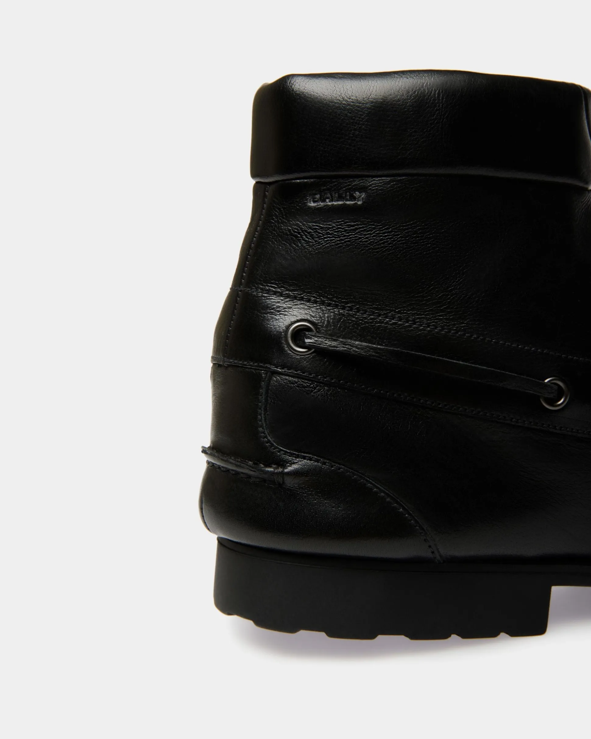 Stiefelette Plume Aus Leder In Schwarz