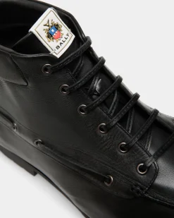 Stiefelette Plume Aus Leder In Schwarz