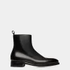Stiefeletten Aus Leder In Schwarz Aus Der Adrien Brody Travel-Kollektion
