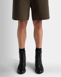 Stiefeletten Aus Leder In Schwarz Aus Der Adrien Brody Travel-Kollektion