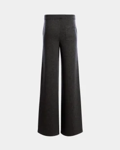 Strickhose Aus Wolle-Kaschmir-Mix In Dunkelgrau