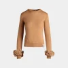 Strickoberteil Aus Mohair Und Seide In Light Beige
