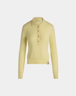 Strickpolo Aus Kaschmir In Cream
