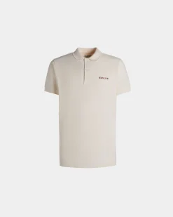 Summer Capsule Poloshirt Aus Weißer Baumwolle