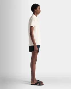 Summer Capsule Poloshirt Aus Weißer Baumwolle