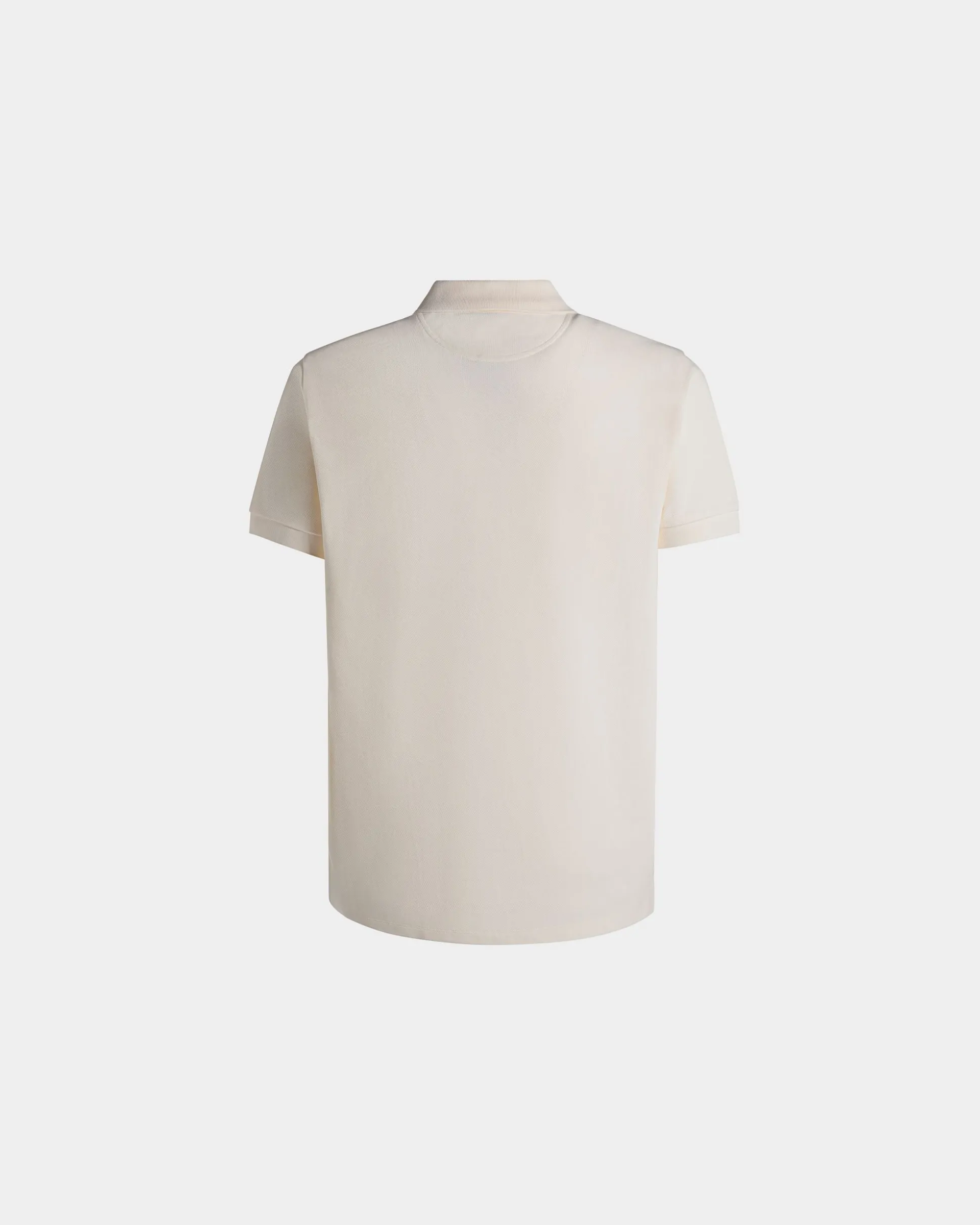 Summer Capsule Poloshirt Aus Weißer Baumwolle