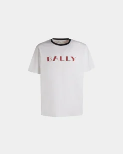 Summer Capsule T-Shirt Aus Weißer Baumwolle
