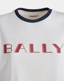 Summer Capsule T-Shirt Aus Weißer Baumwolle
