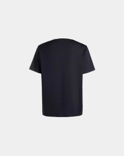 Summer Capsule T-Shirt Aus Baumwolle In Marineblau